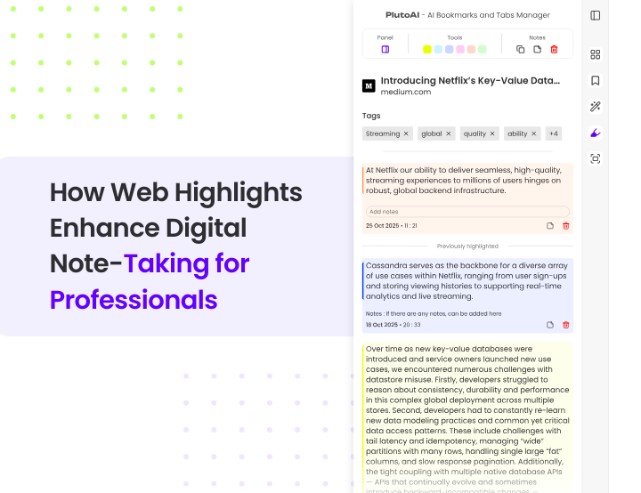 How Web Highlights Enhance Digital Note-Taking for Professionals